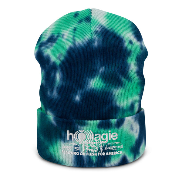 ho)))agiefest tiedye beanie